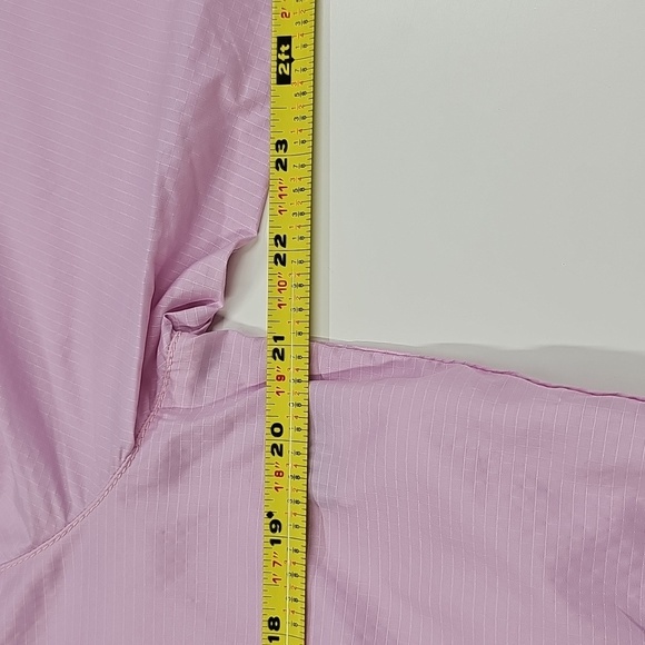 Lacoste Women's Soft Pink Rose Wind Breaker Zip Front Jacket Size 12 New W/Tag - Picture 12 of 13